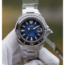 Seiko SRPE33J1 King Samurai Save The Ocean MANTA RAY PATTERNED DIAL