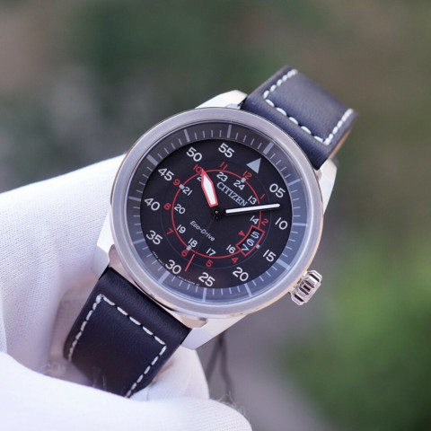 Годинник Citizen AW1360-04E Eco-Drive Aviator Pilots Black