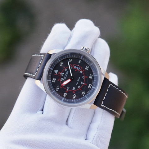 Годинник Citizen AW1360-04E Eco-Drive Aviator Pilots Black
