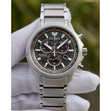 Citizen AT2470-85H Eco-Drive Chronograph Quartz TITANIUM