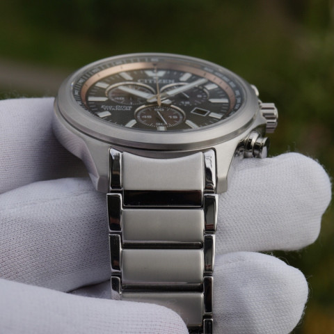 Citizen AT2470-85H Eco-Drive Chronograph Quartz TITANIUM