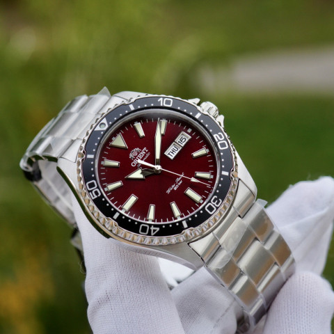 Orient RA-AA0003R19B RED KAMASU Automatic Diver Sapphire