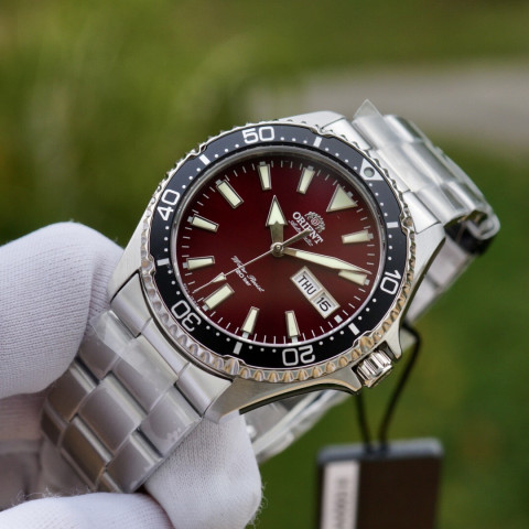 Orient RA-AA0003R19B RED KAMASU Automatic Diver Sapphire