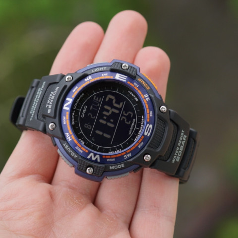 Годинник Casio SGW100-2B Twin Sensor Compass Black