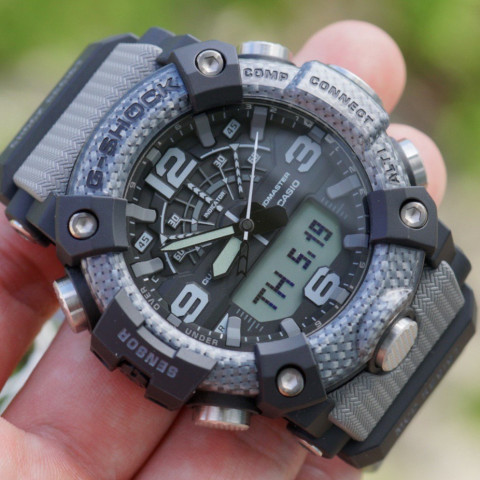 Casio G-Shock GG-B100-8AER Mudmaster Carbon Core Guard Gray Carbon