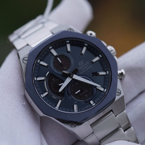Часы Casio Edifice EFS-S570DB-2A Slim Line Touch Solar Sapphire