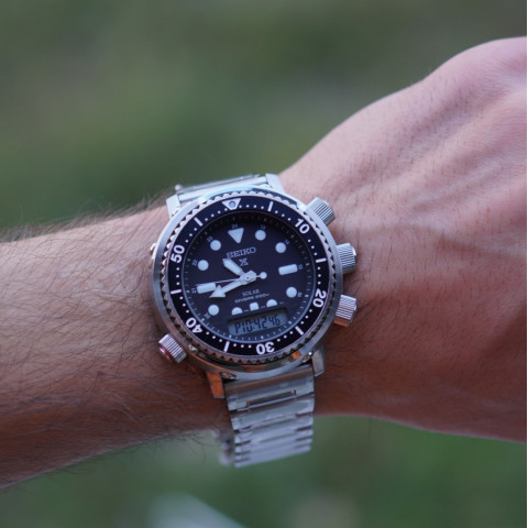 Seiko Prospex Arnie 40th Anniversary SNJ033P1 PADI Divers Solar