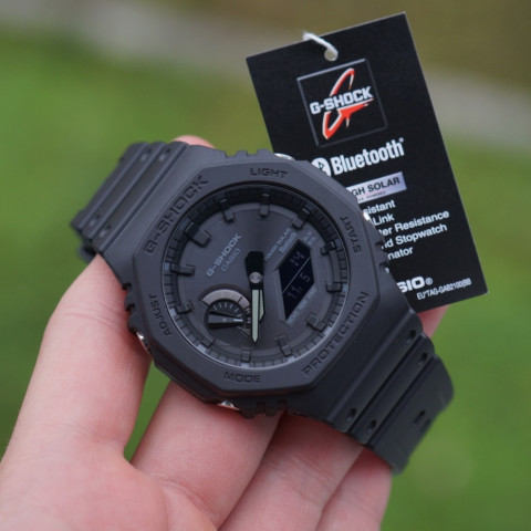 Casio G-Shock Oak GA-B2100-1A1 Bluetooth Connected Tough Solar NEW