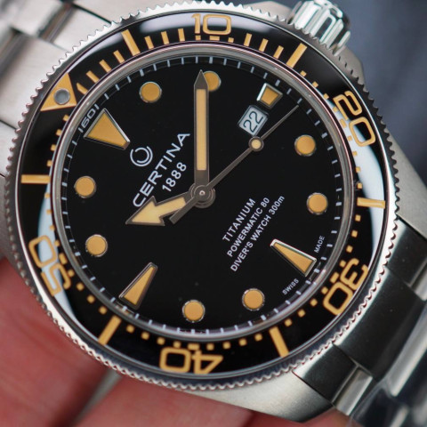 Годинник Certina C032.607.44.051.00 DS Diver 300m Titanium