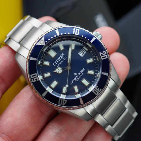 Годинник Citizen Promaster NB6021-68L Titanium Diver Fujitsubo