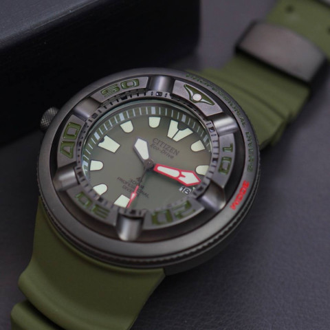 Мужские Часы CITIZEN BJ8057-17X ECOZILLA Diver 300m