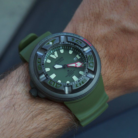 Мужские Часы CITIZEN BJ8057-17X ECOZILLA Diver 300m