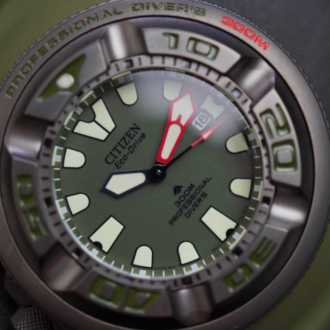Мужские Часы CITIZEN BJ8057-17X ECOZILLA Diver 300m