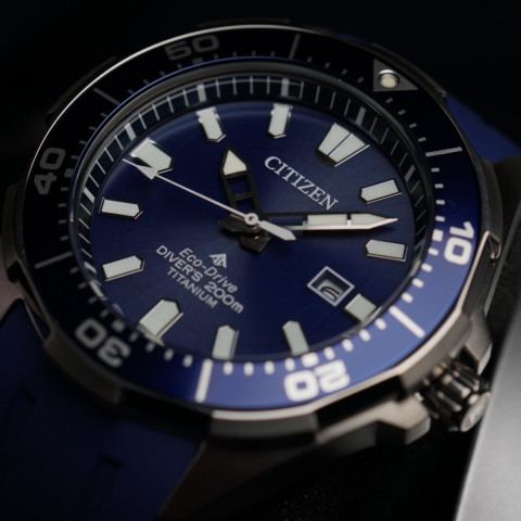 Годинник Citizen BN0201-02M Eco-Drive PROMASTER DIVER Titanium