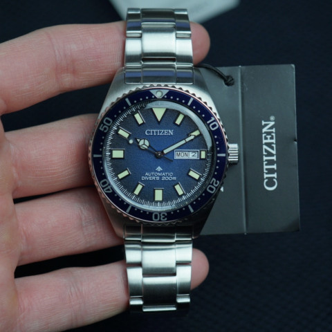Годинник Citizen Promaster NY0129-58L Marine Automatic Diver Blue 41mm
