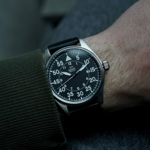 Годинник Orient RA-AC0H03B10B AVIATOR PILOT Automatic