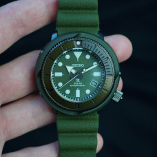 Годинник Seiko SNE535P1 TUNA Prospex Green Solar Divers