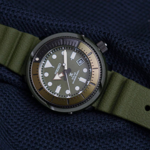 Годинник Seiko SNE535P1 TUNA Prospex Green Solar Divers