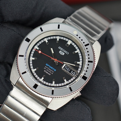 Годинник Seiko 5 Sports SRPL05K1 PEPPER BLACK 1968 LIMITED EDITION