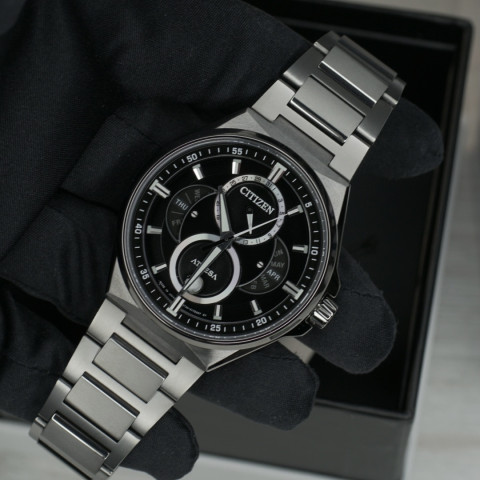 Годинник Citizen ATTESA BU0060-68E Eco-Drive Triple Calendar Titanium Sapphire