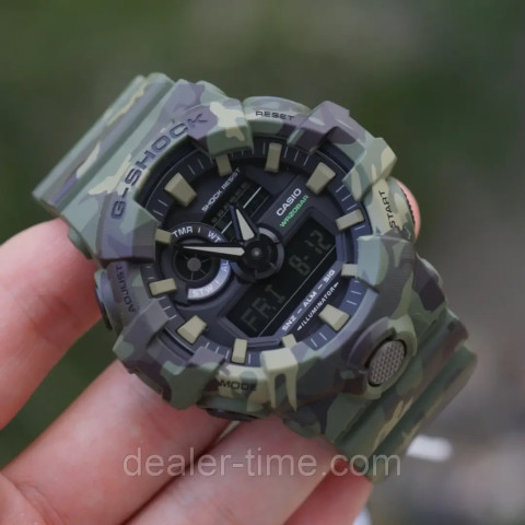 Годинник Casio G-Shock GA-700CM-3A Green Camouflage