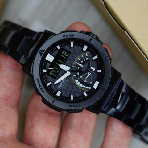 Часы Casio PRW-73XT-1JF PROTREK Triple Sensor Multi Band 6 Titanium