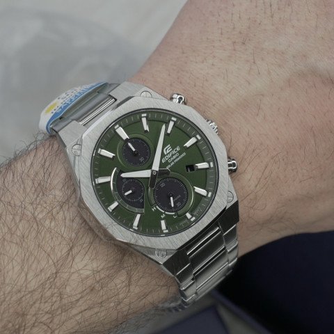 Годинник Casio Edifice EFS-S570D-3A Slim Line Touch Solar Sapphire