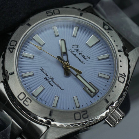 Годинник ORIENT MAKO RA-AC0Q12 Automatic Diver 75th Anniversary Limited Edition Ice Blue