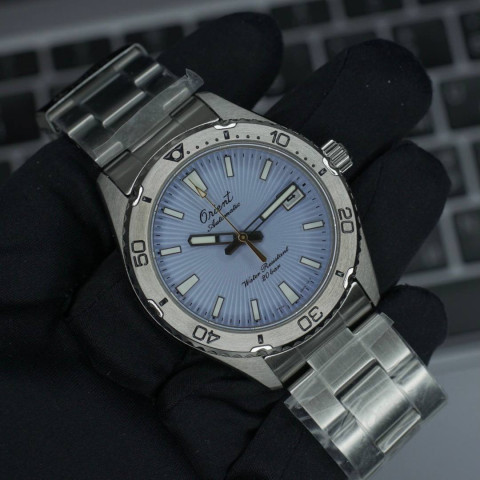 Годинник ORIENT MAKO RA-AC0Q12 Automatic Diver 75th Anniversary Limited Edition Ice Blue