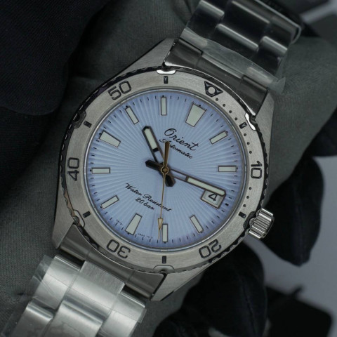 Годинник ORIENT MAKO RA-AC0Q12 Automatic Diver 75th Anniversary Limited Edition Ice Blue