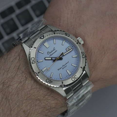 Годинник ORIENT MAKO RA-AC0Q12 Automatic Diver 75th Anniversary Limited Edition Ice Blue
